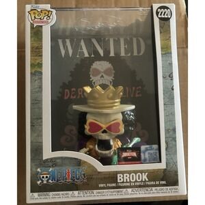 Funko Pop! One Piece Wanted Poster Brook #2220 - TargetCon Exclusive - IN HAND!